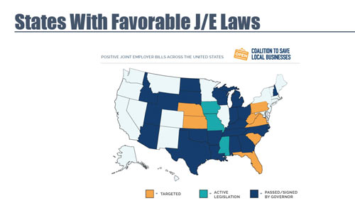 states with favorable joint employer laws